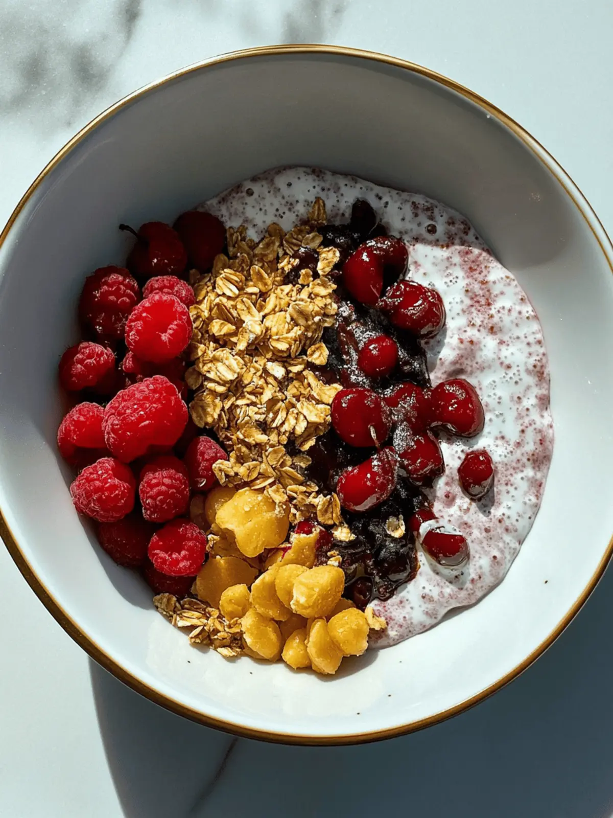 Cherry Cheesecake Breakfast Bowl