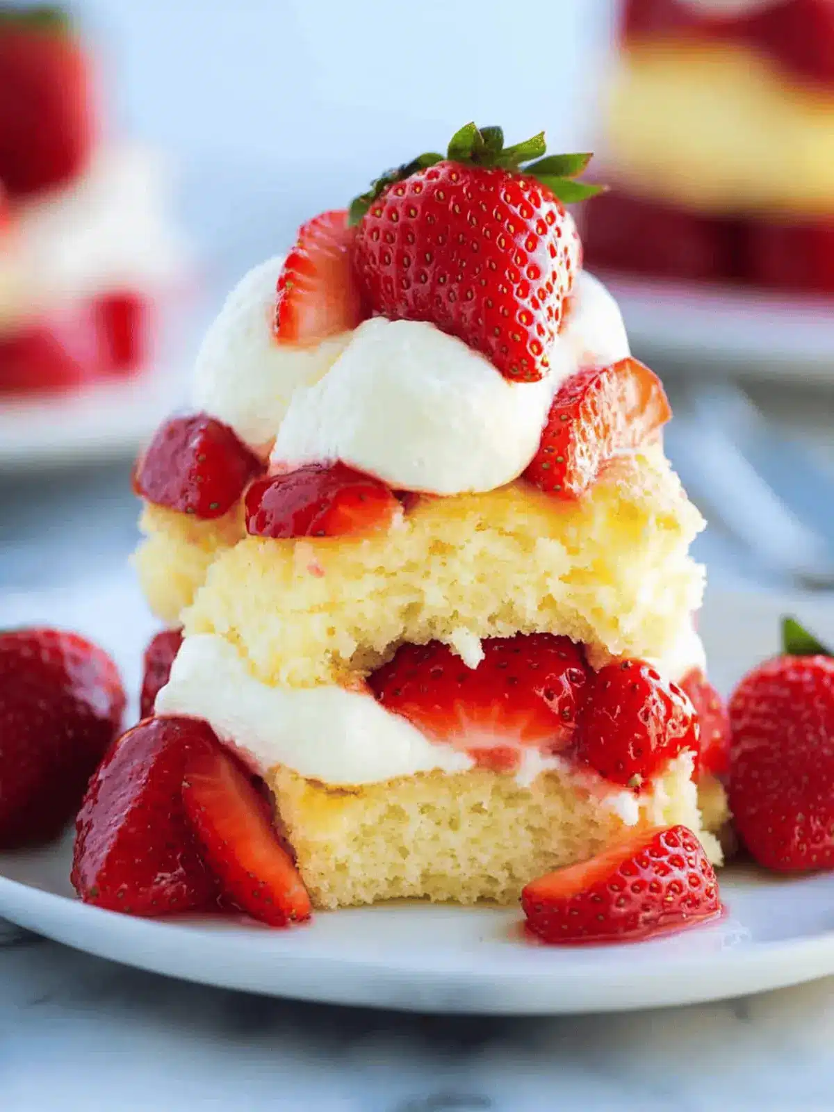 Perfect Strawberry Shortcake