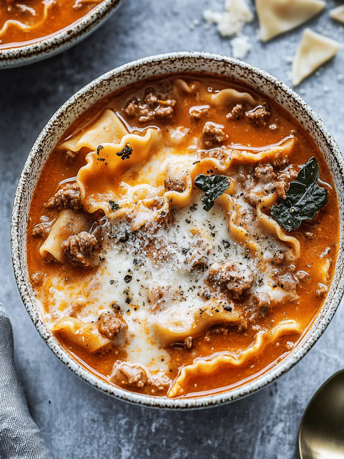 Lasagna Soup