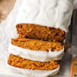 Moist Pumpkin Bread with Cream Cheese Frosting You'll Love