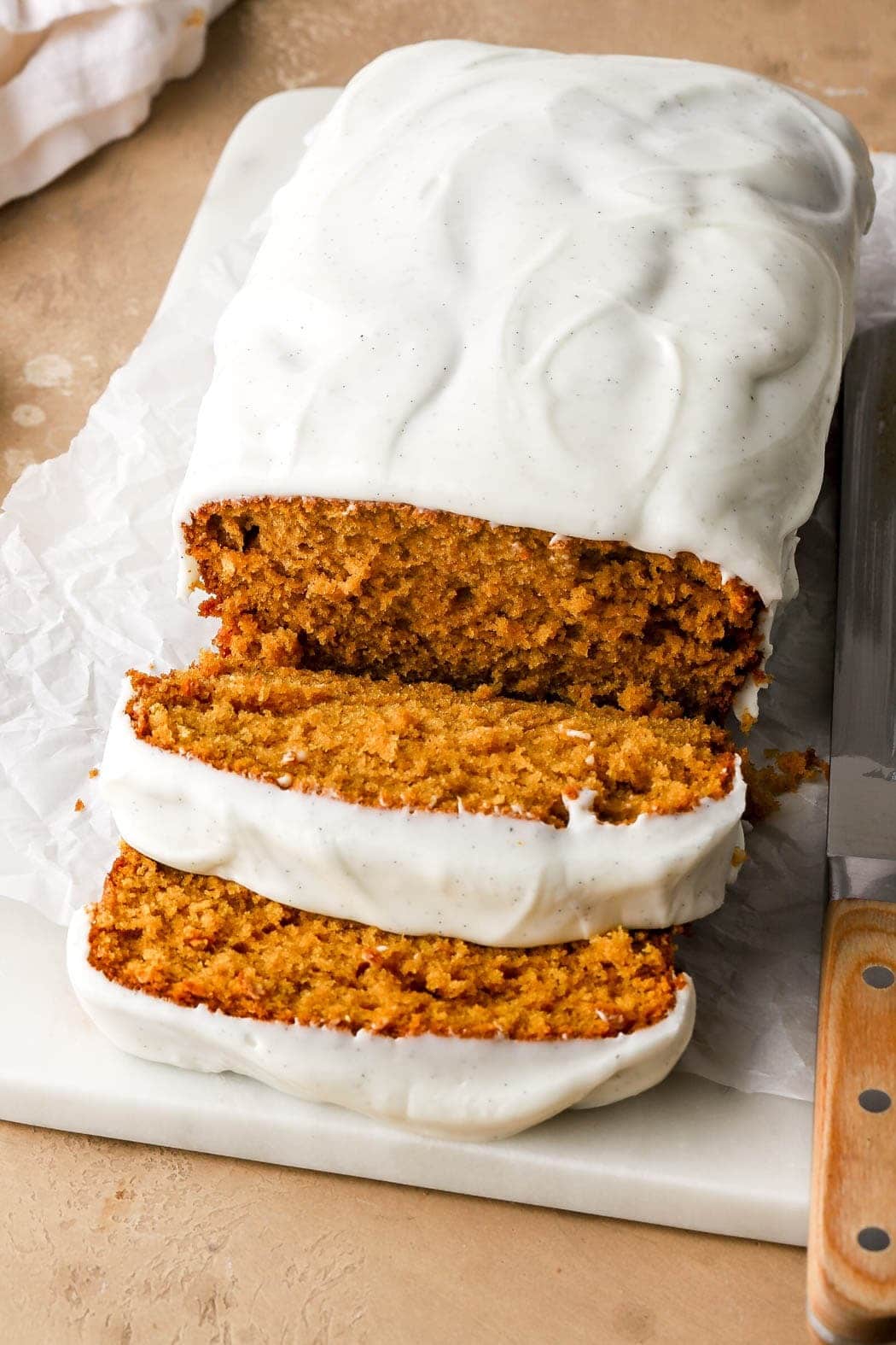 Moist Pumpkin Bread with Cream Cheese Frosting You'll Love