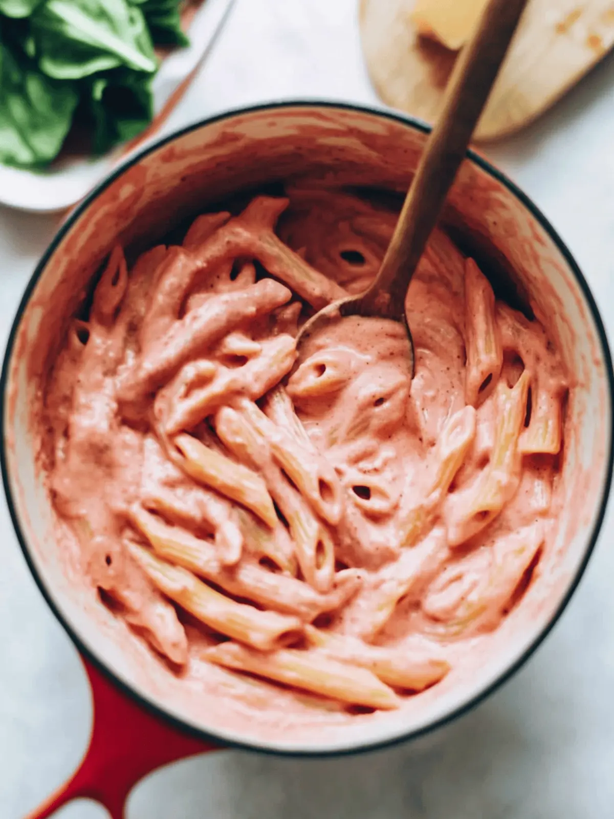 Creamy Vegan Pink Pasta (30 Minutes!)
