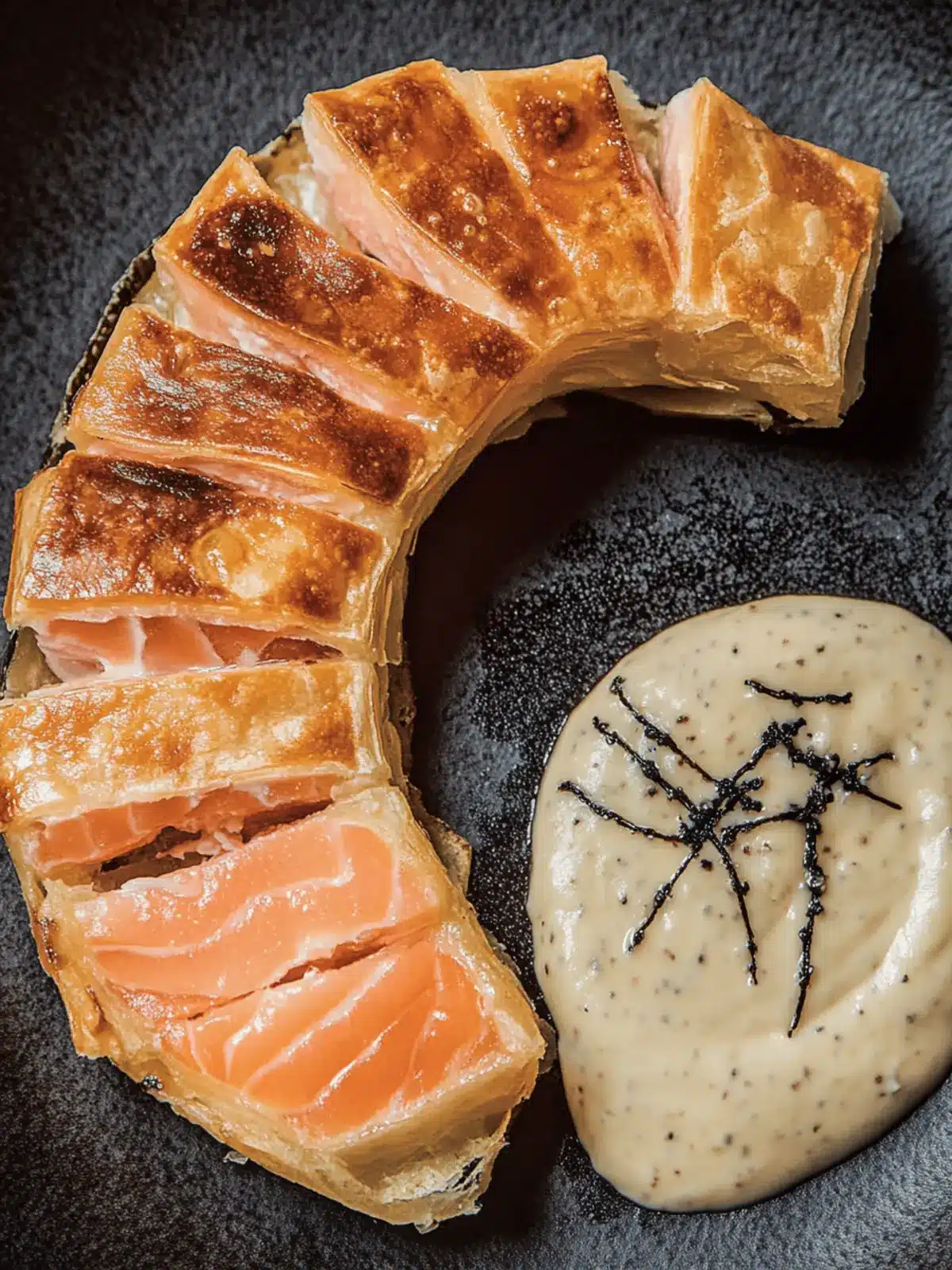 Salmon Strudel