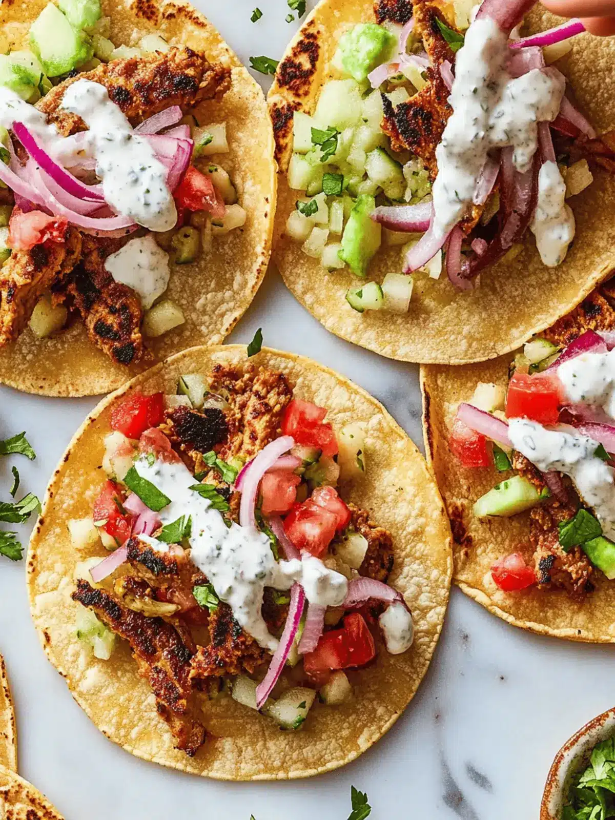 Gyros Smash Tacos