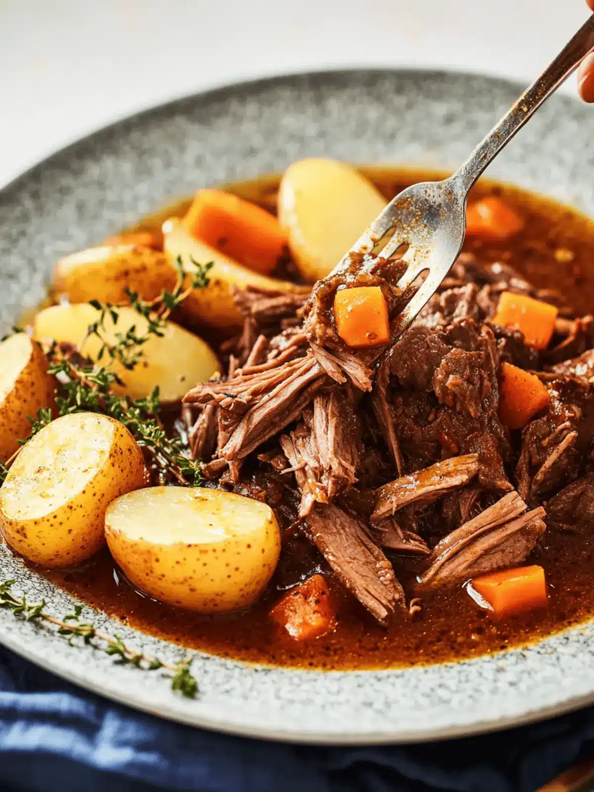 Instant Pot Pot Roast & Potatoes