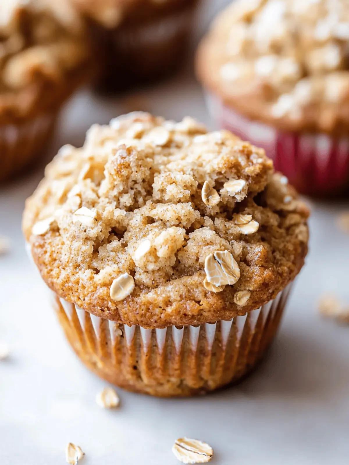 Healthy Oatmeal Muffins