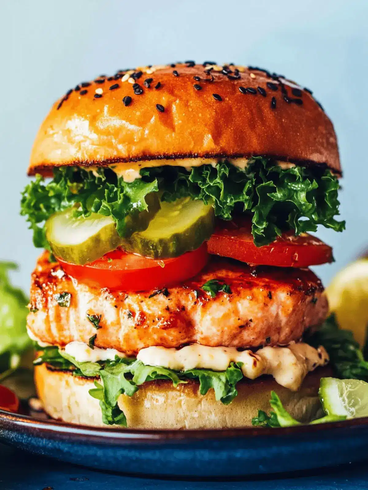 The Ultimate Salmon Burger (30 Minutes!)