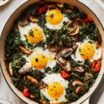 Mushroom and Kale Breakfast Skillet