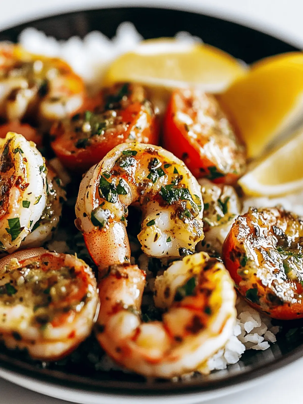 Chimichurri Shrimp with Tomatoes