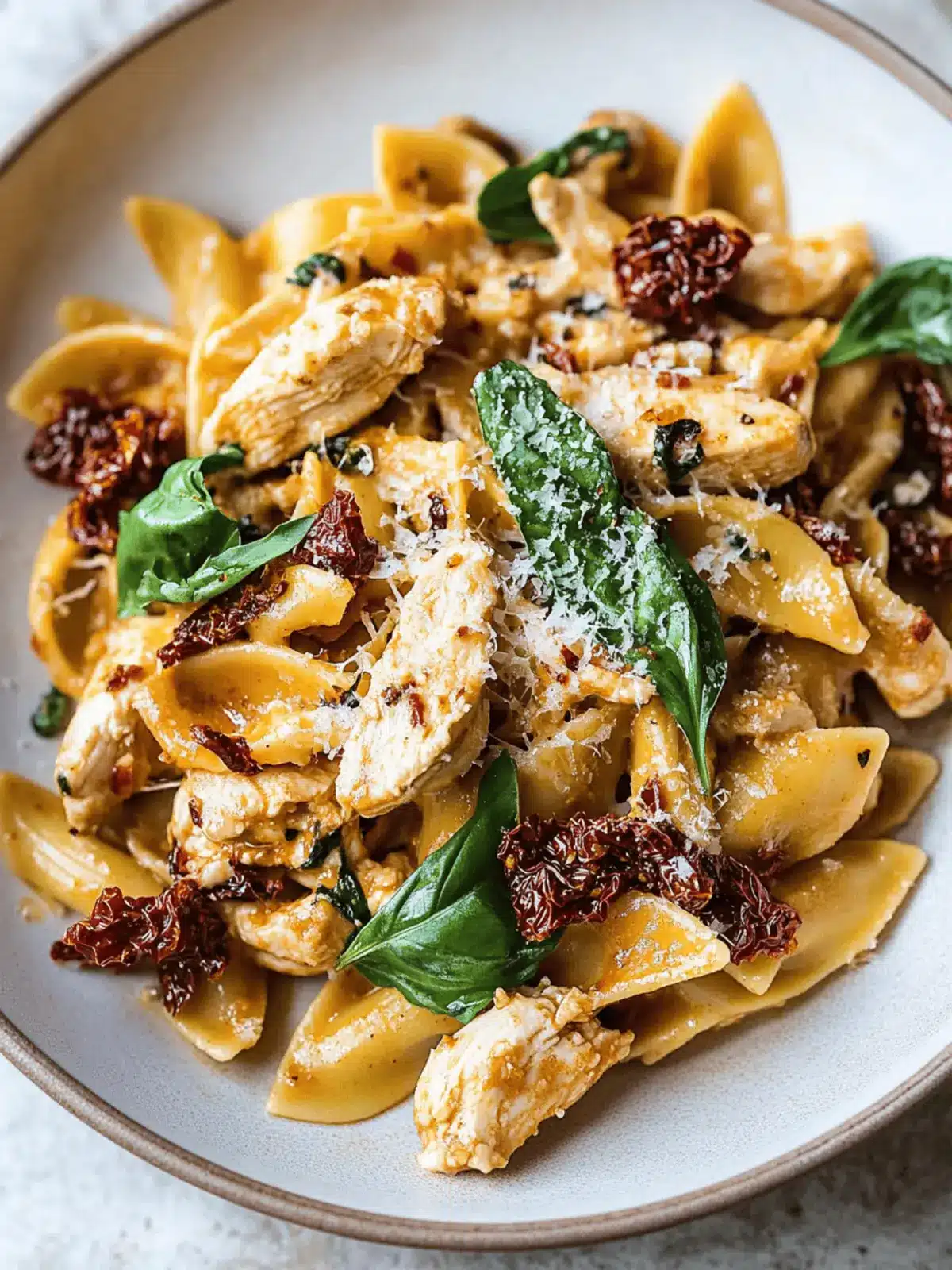 Sun Dried Tomato Chicken Pasta