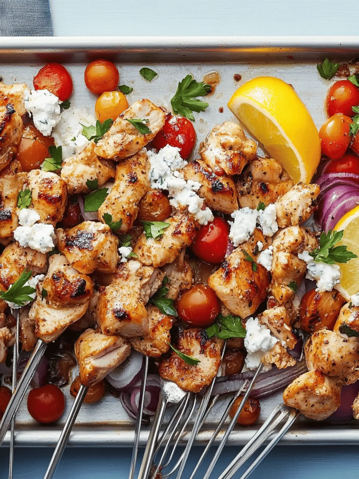 Sheet-Pan Chicken Souvlaki