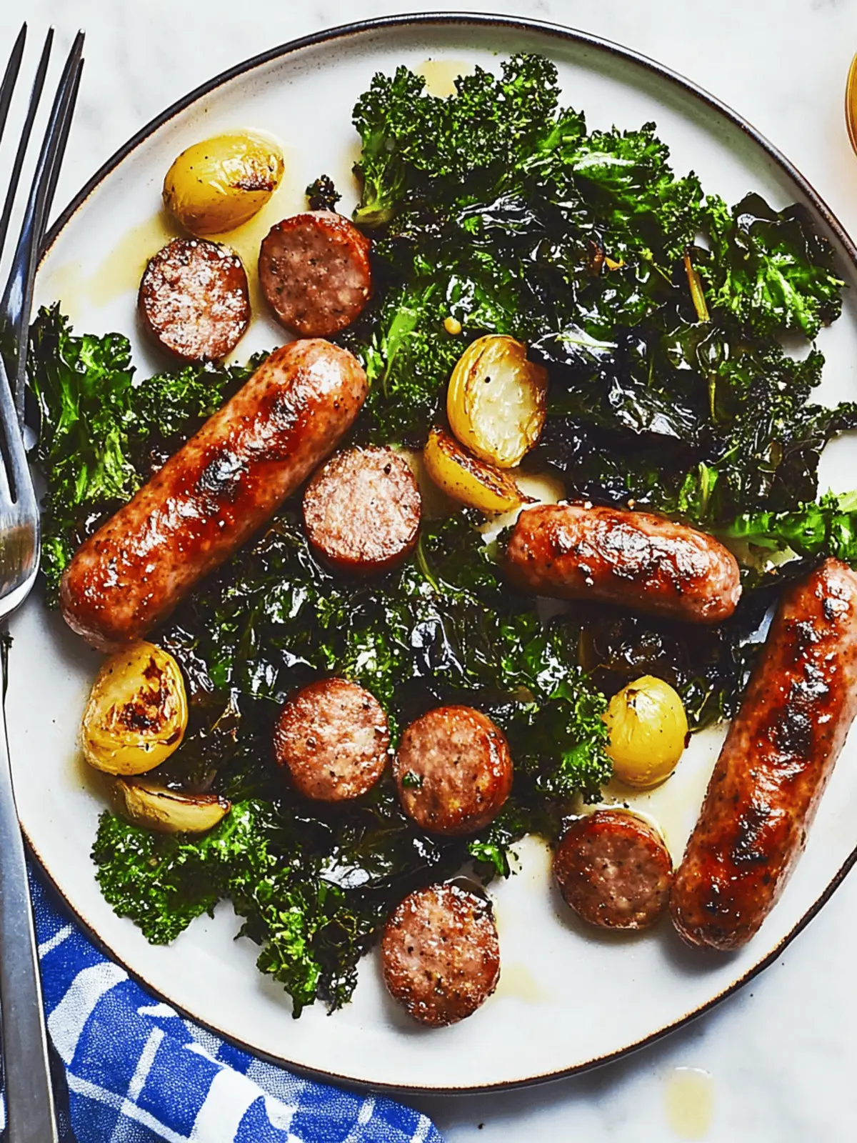 Sausage and Greens Sheet-Pan Dinner