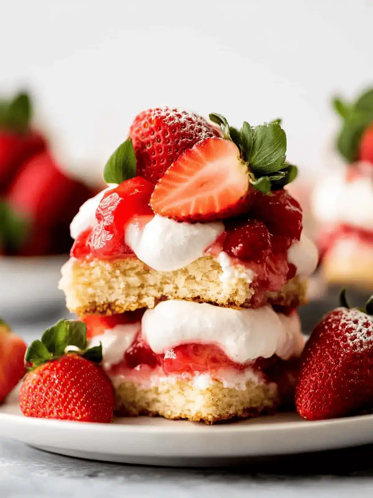 Homemade Strawberry Shortcake