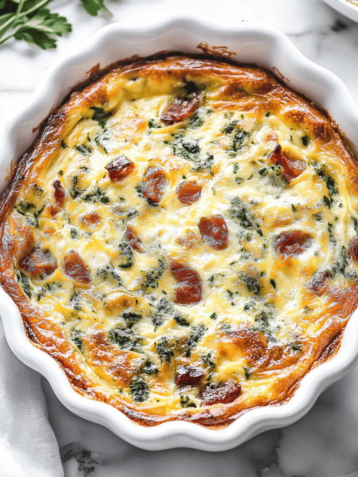 Crustless Quiche