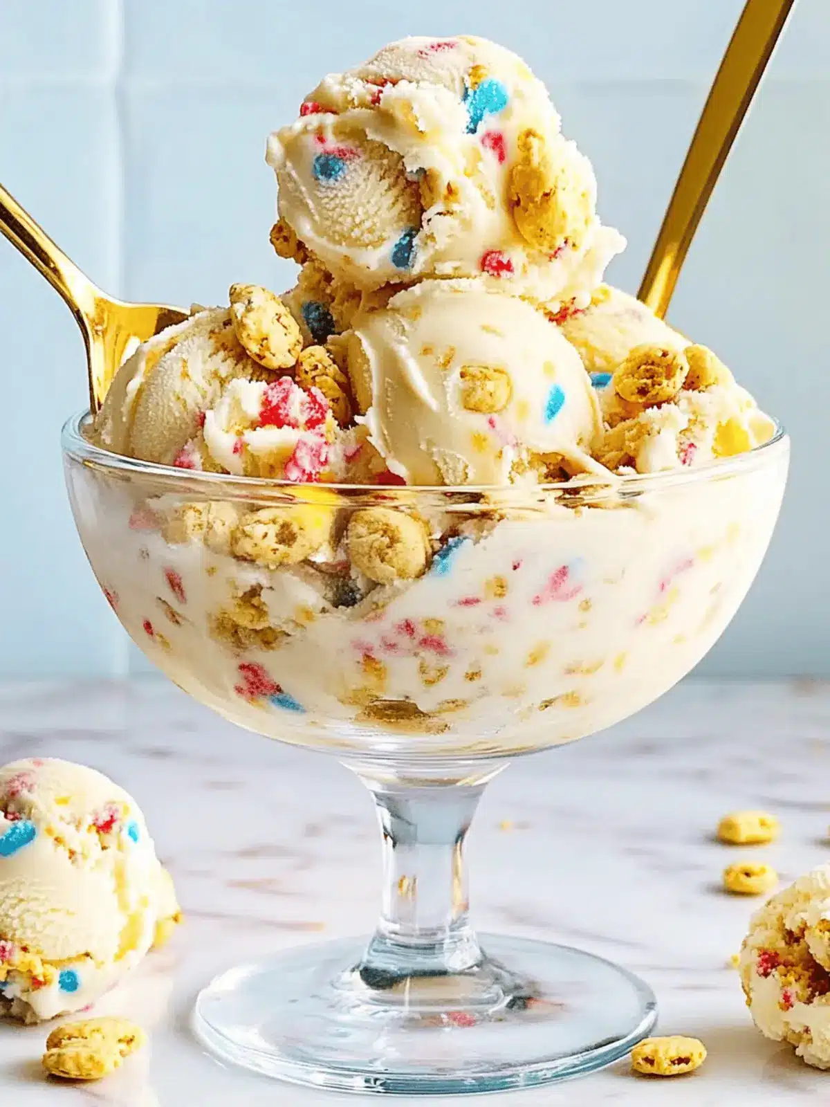 Dunkaroos No-Churn Ice Cream