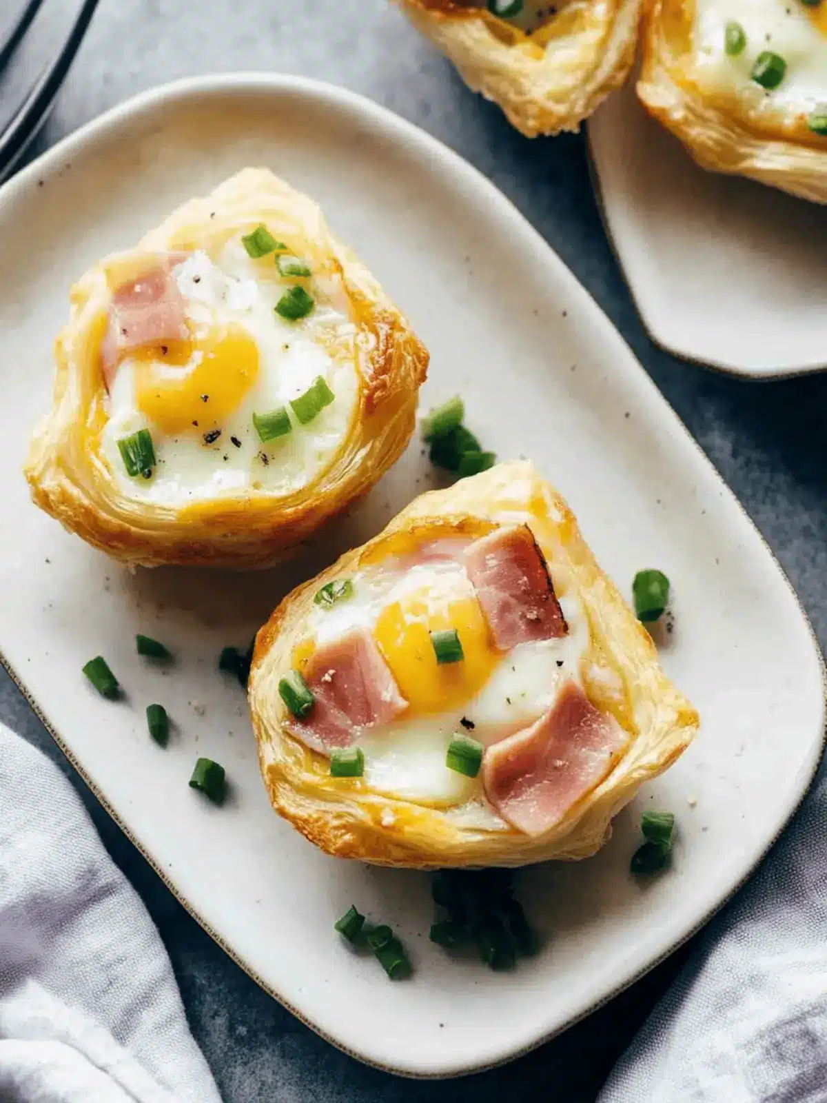 Ham, Egg, and Cheese Brunch Cups