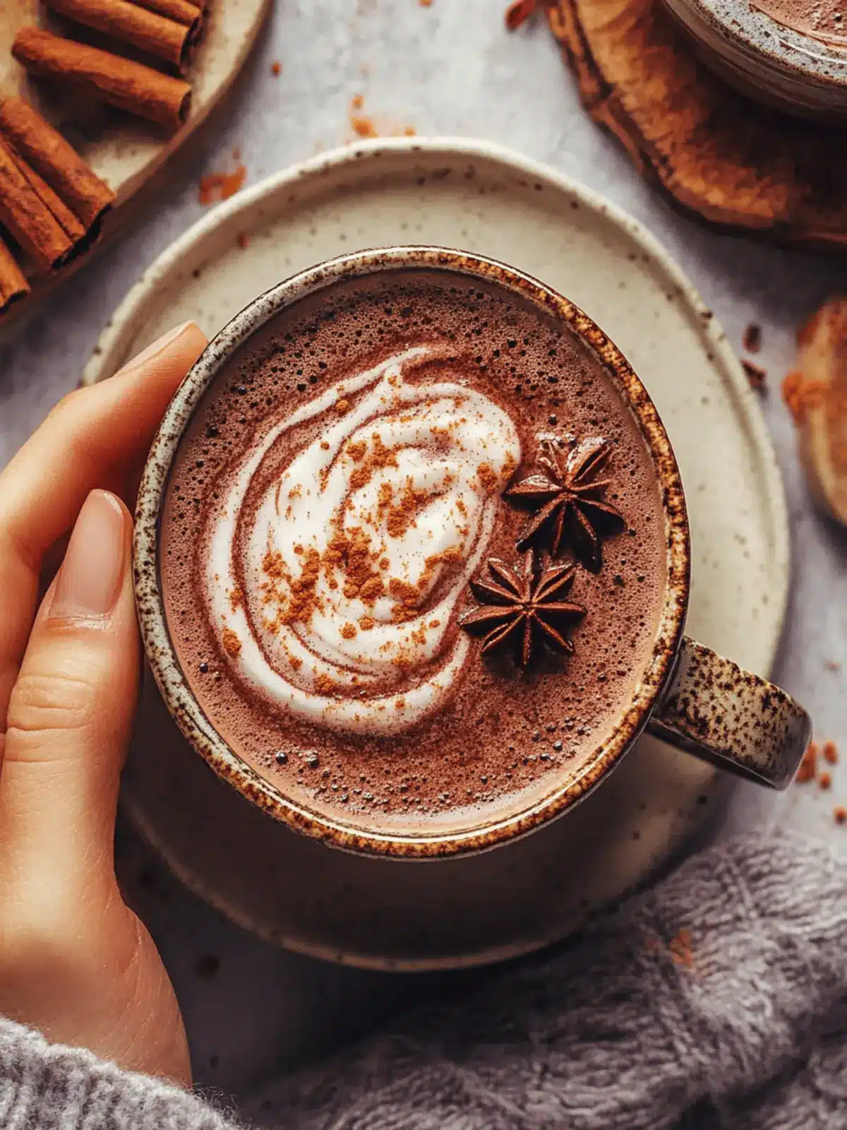 Chai-Spiced Hot Chocolate