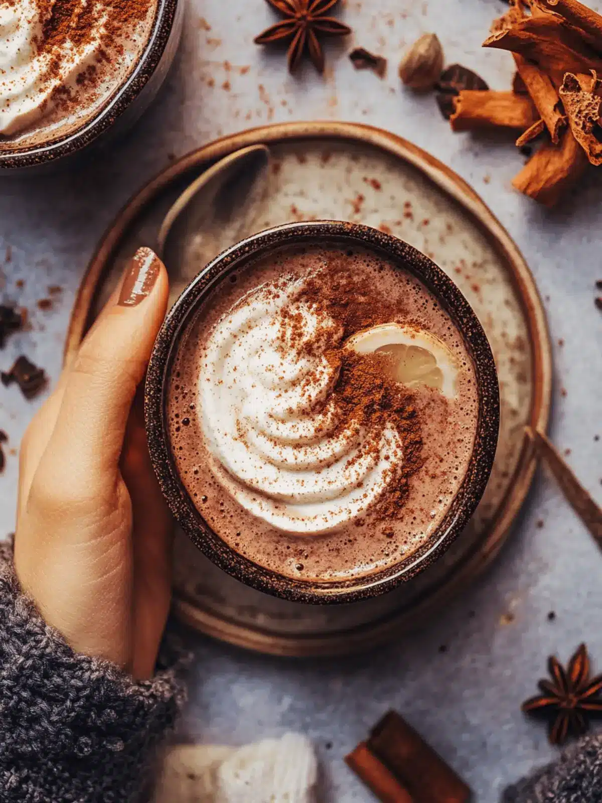 Chai-Spiced Hot Chocolate