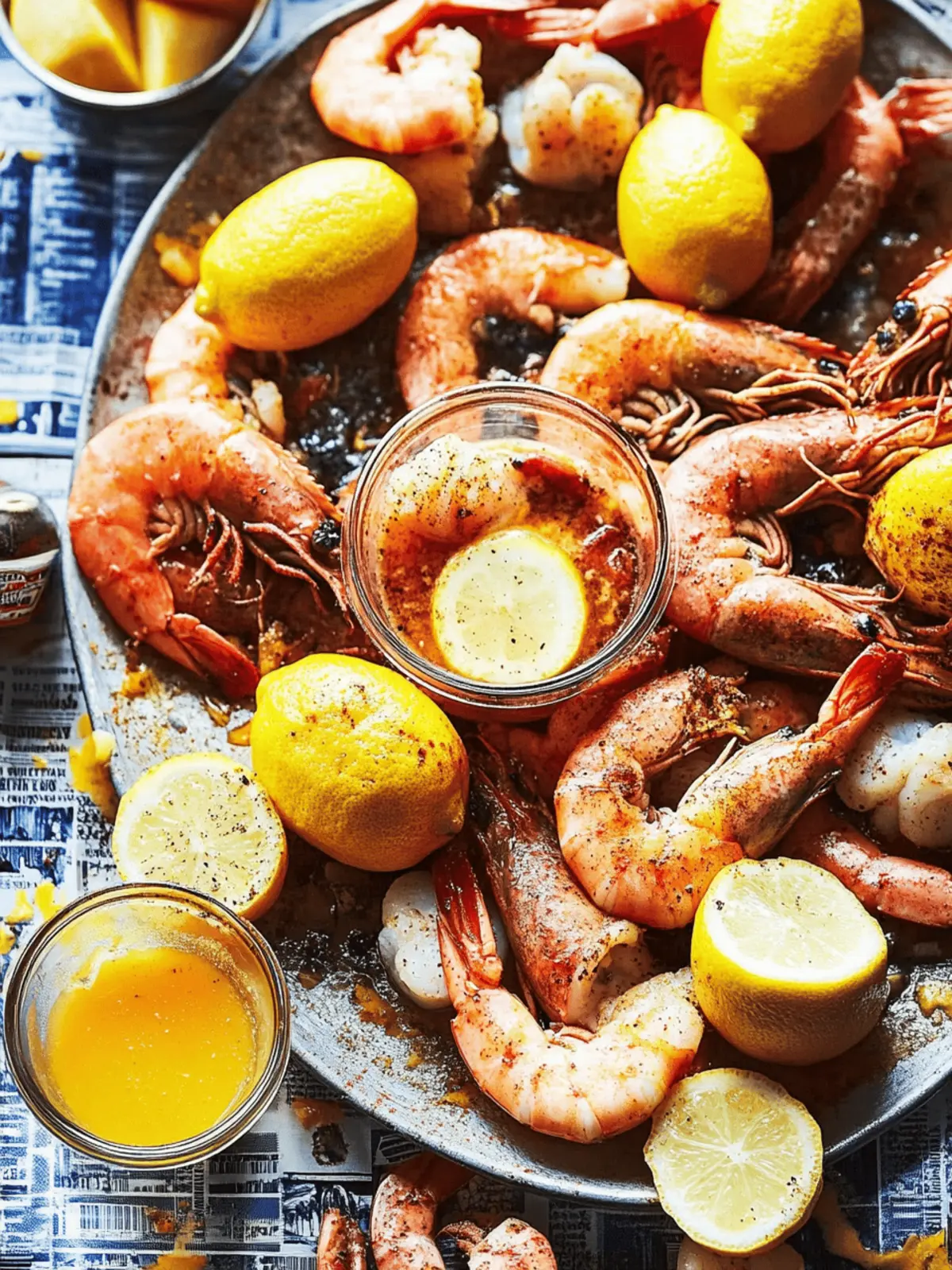 Classic Seafood Boil With Lemon-Butter