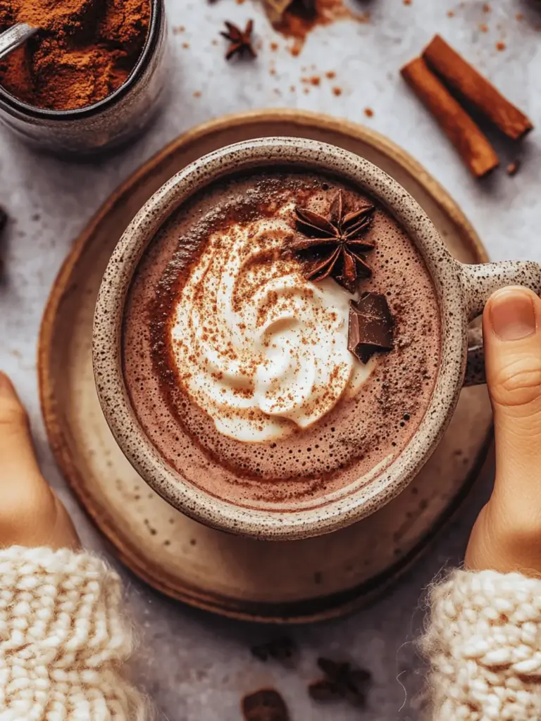 Chai-Spiced Hot Chocolate