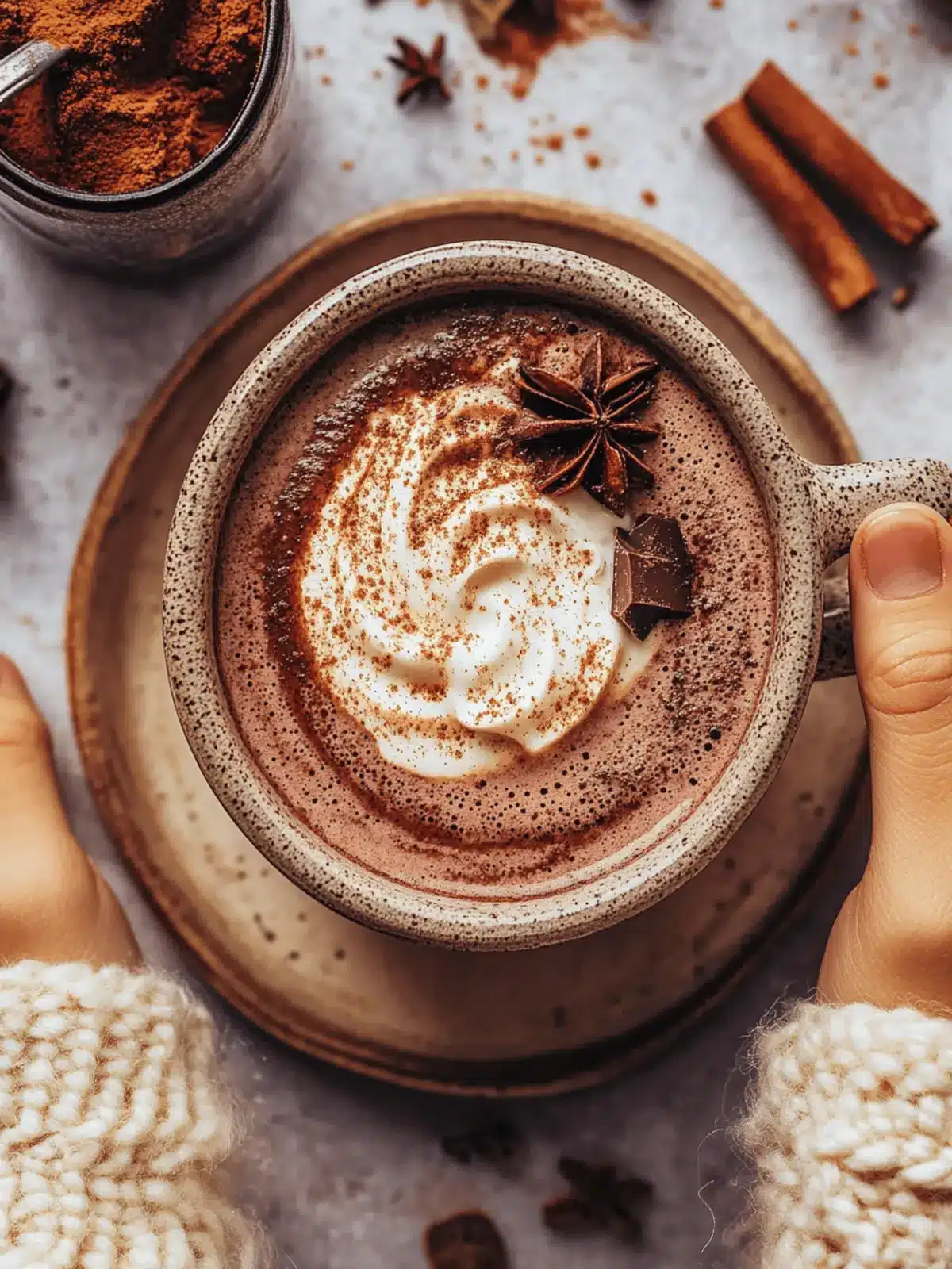 Chai-Spiced Hot Chocolate