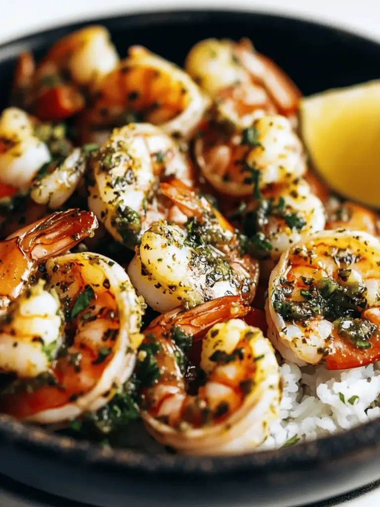 Chimichurri Shrimp with Tomatoes