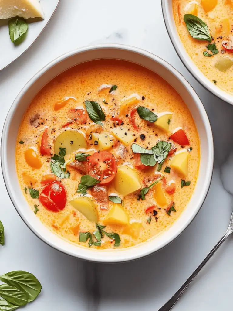 Sonoran-Style Potato, Cheese, and Tomato Soup