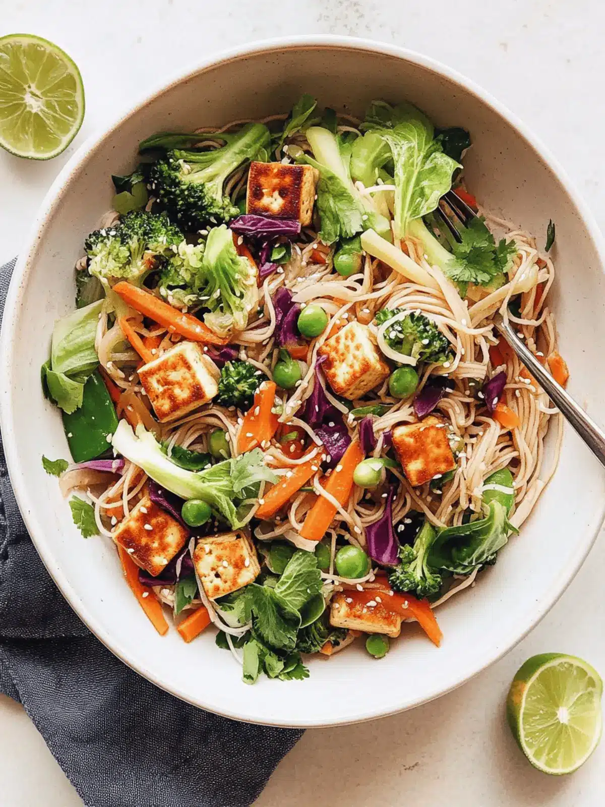 Tofu Noodle Stir-Fry with Spring Vegetables