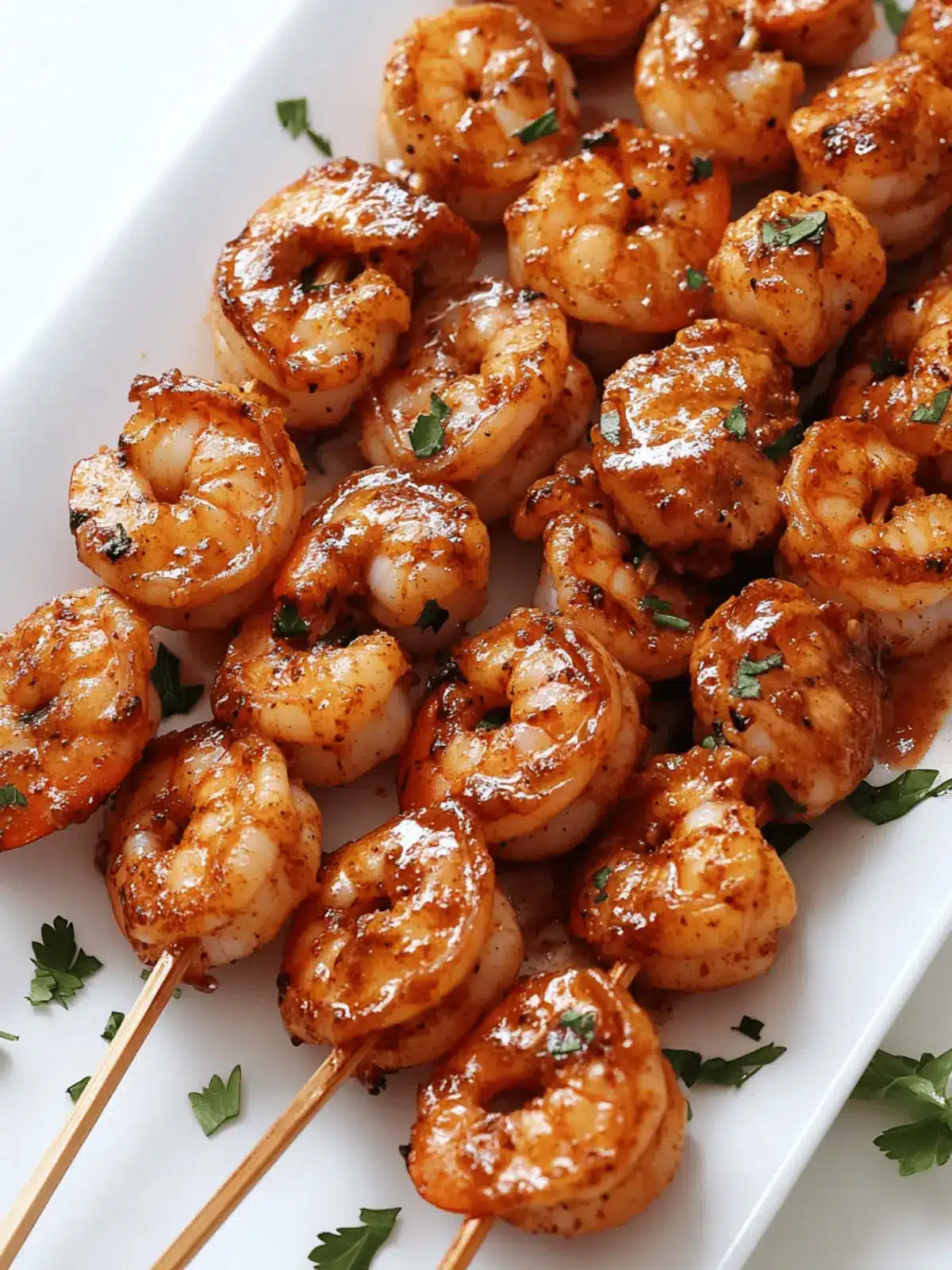 Jerk Shrimp Skewers with Jerk Butter Glaze