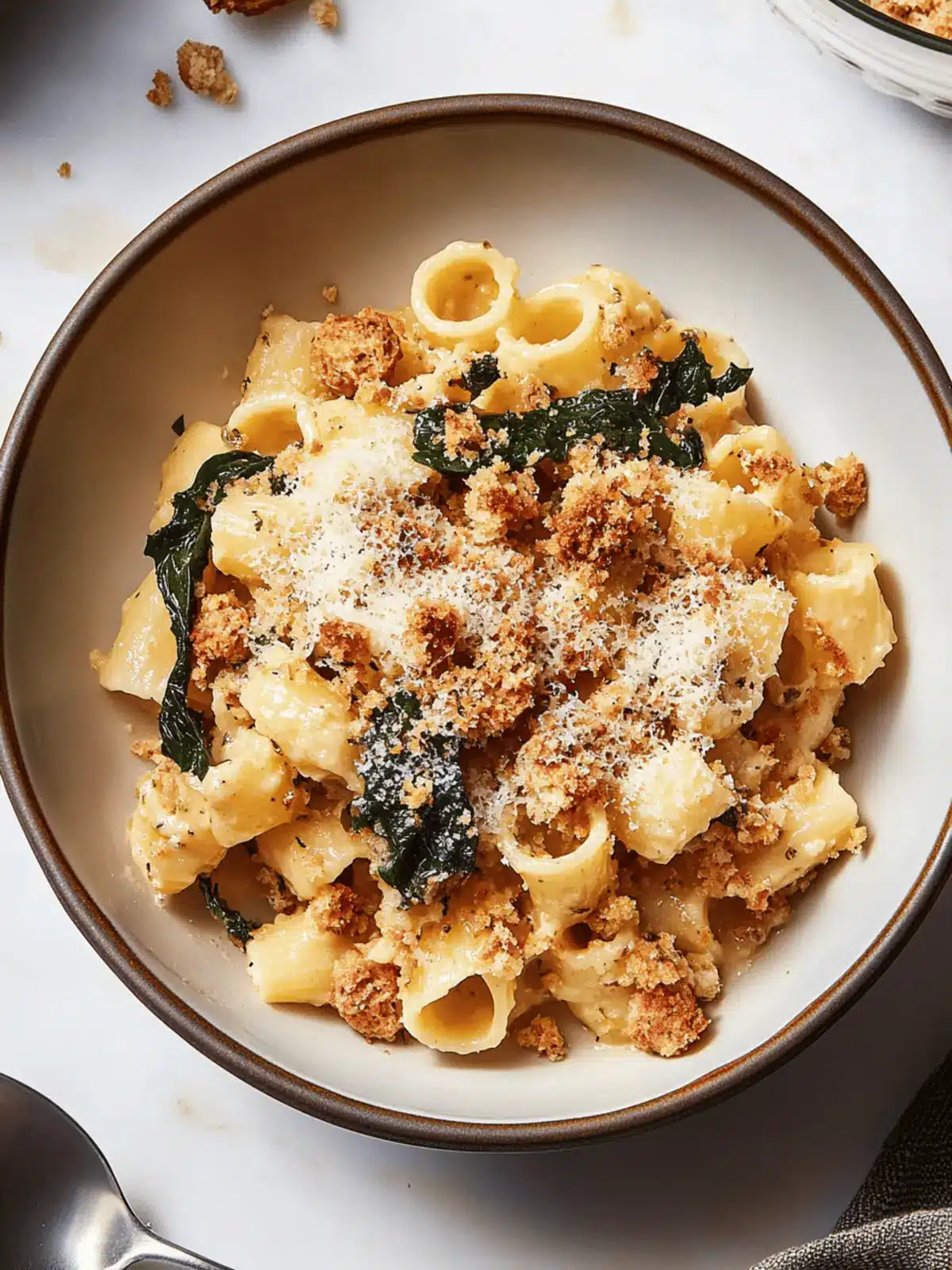 Weeknight Pasta With Stuffing Crumbs