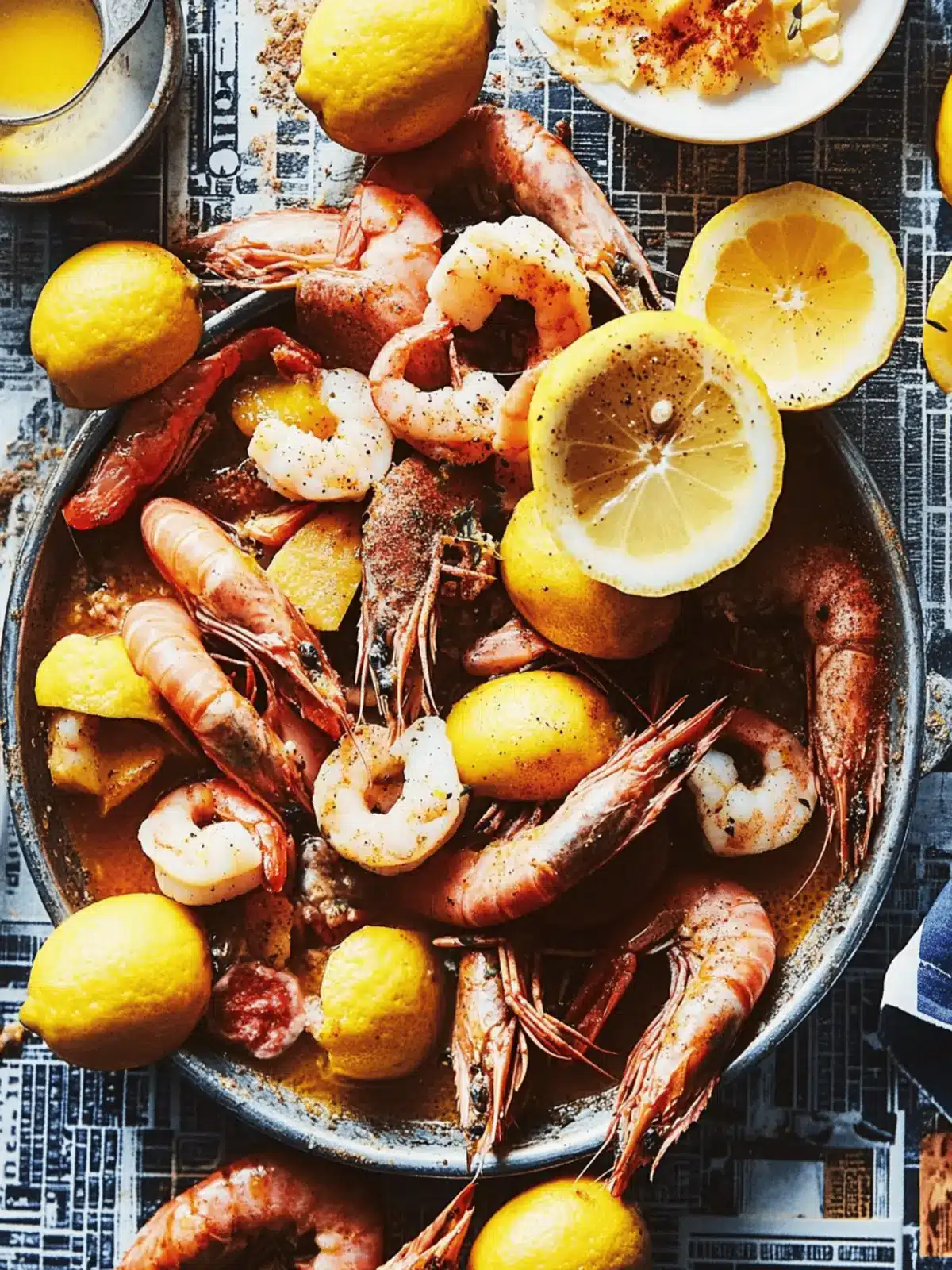 Classic Seafood Boil With Lemon-Butter