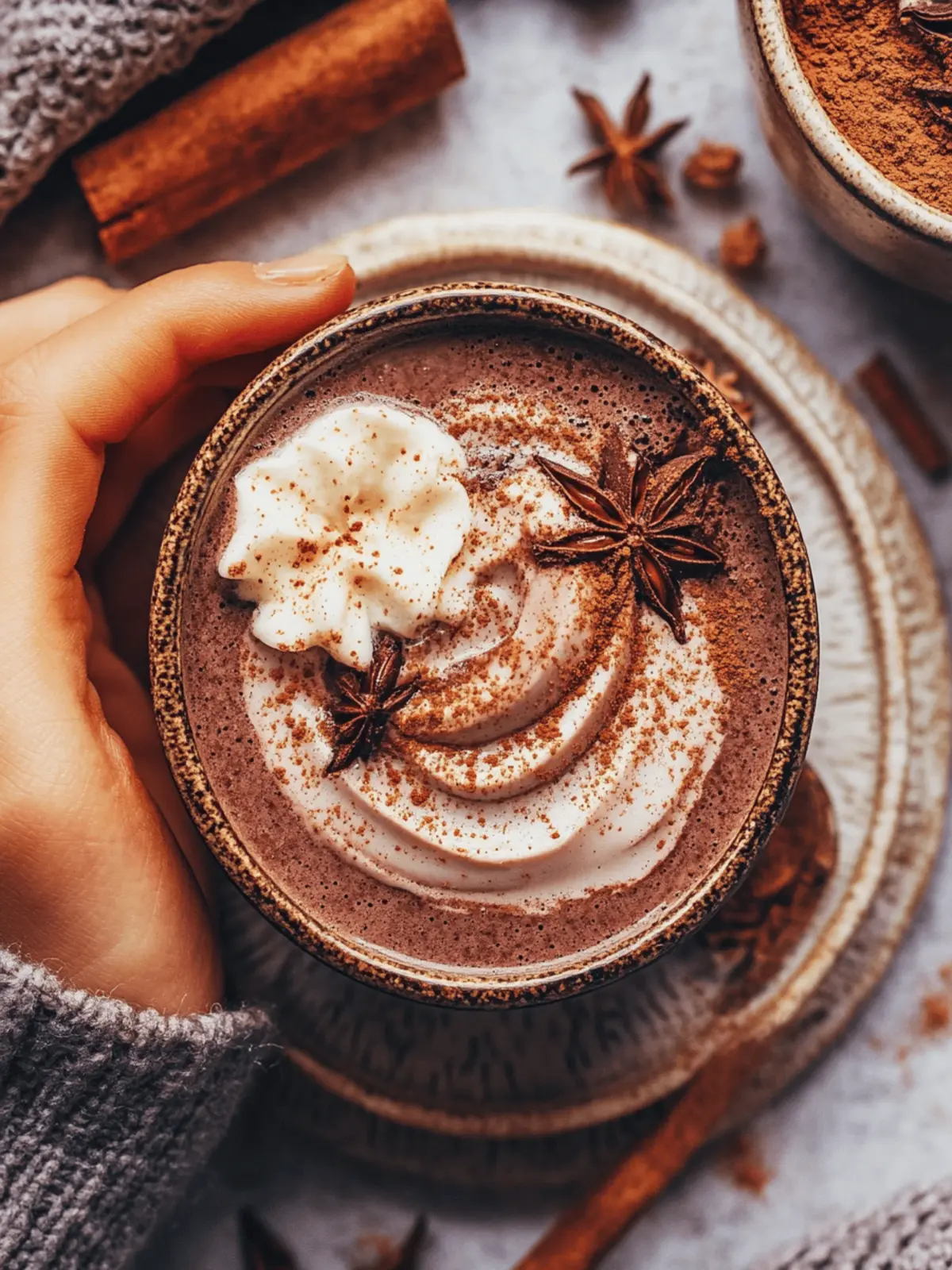Chai-Spiced Hot Chocolate