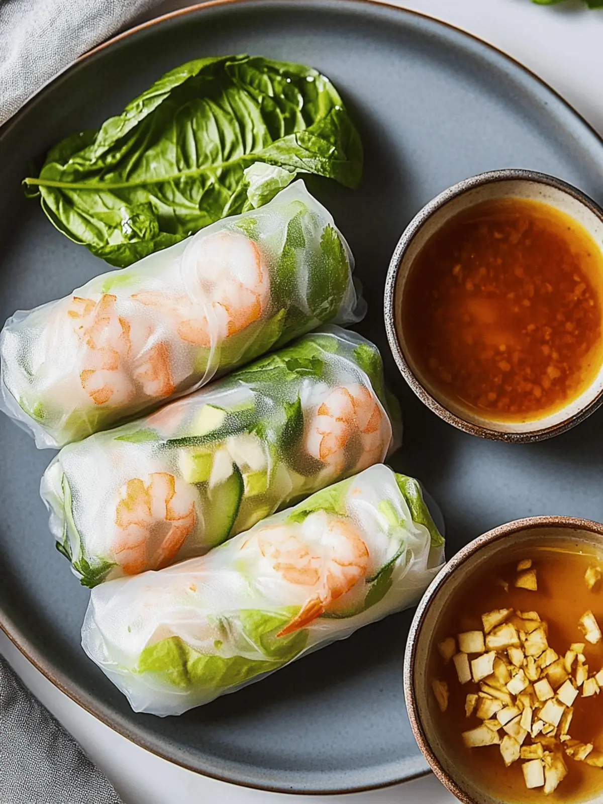 Fresh Spring Rolls