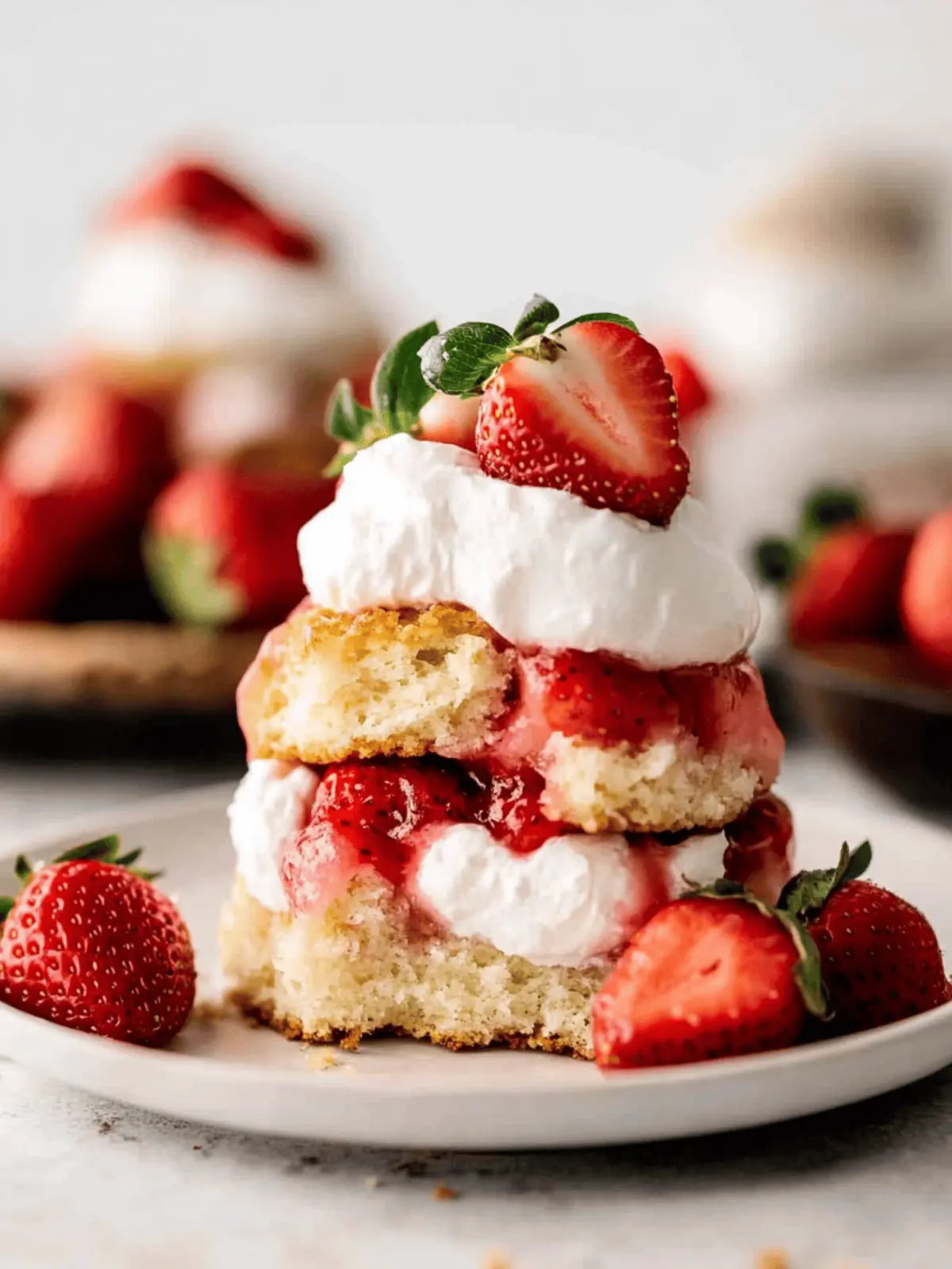 Homemade Strawberry Shortcake