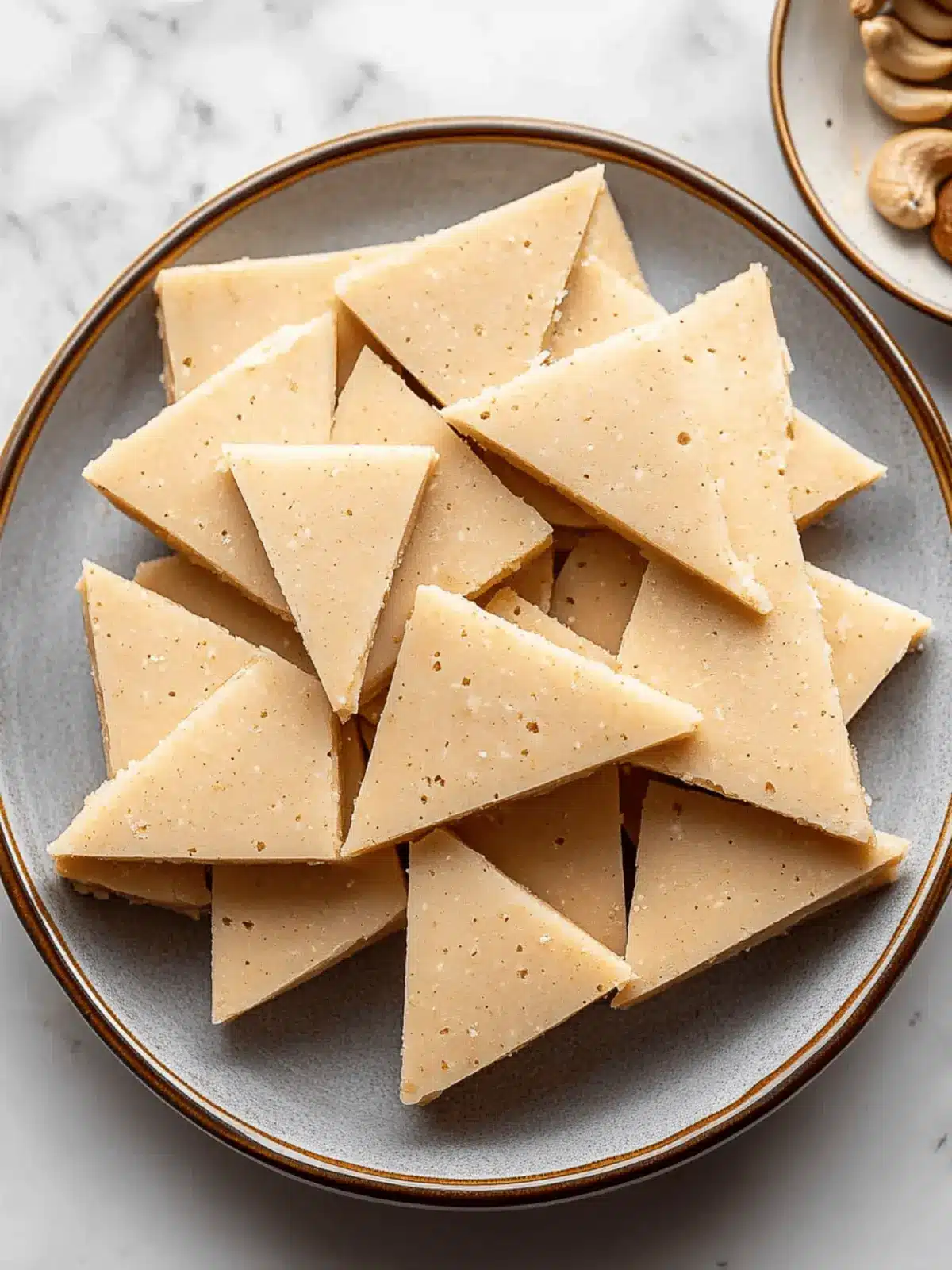 Kaju Katli (Cashew Fudge)