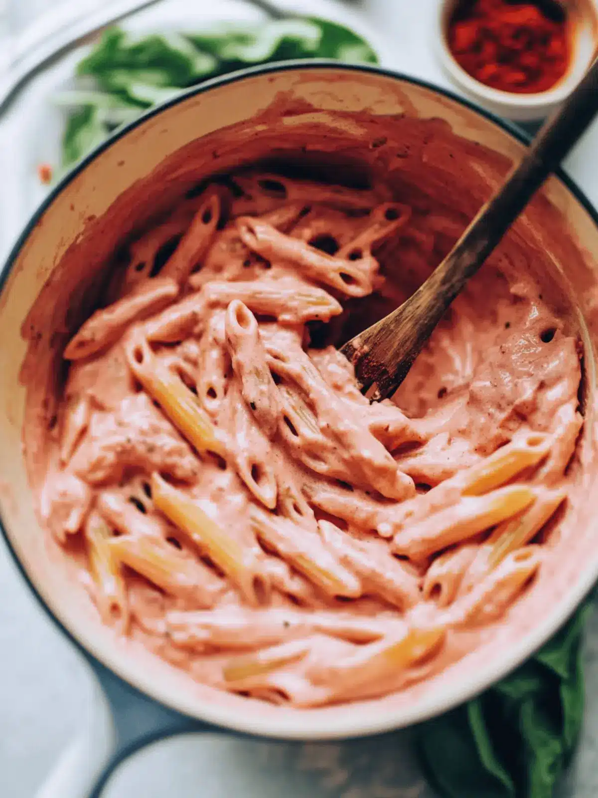 Creamy Vegan Pink Pasta (30 Minutes!)