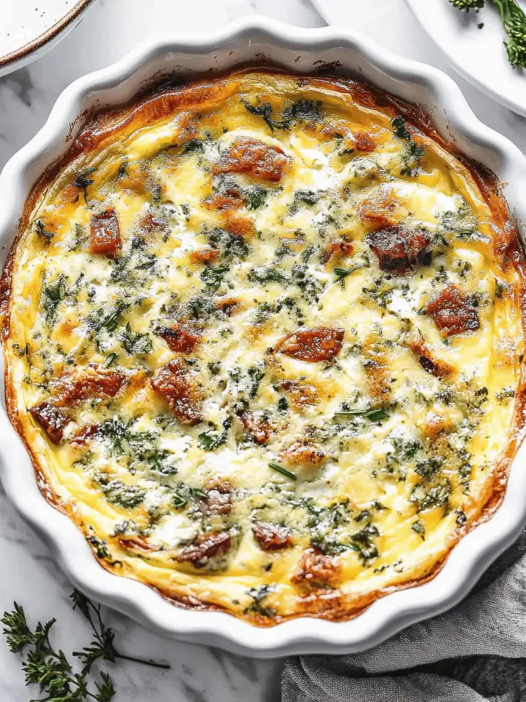 Crustless Quiche