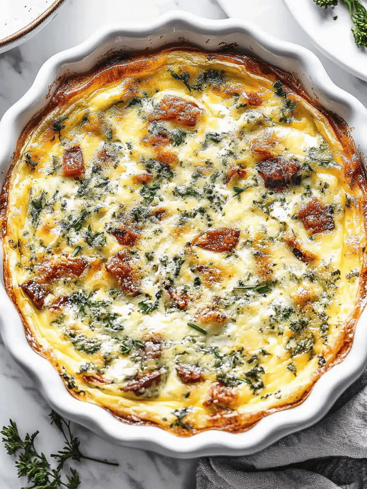 Crustless Quiche