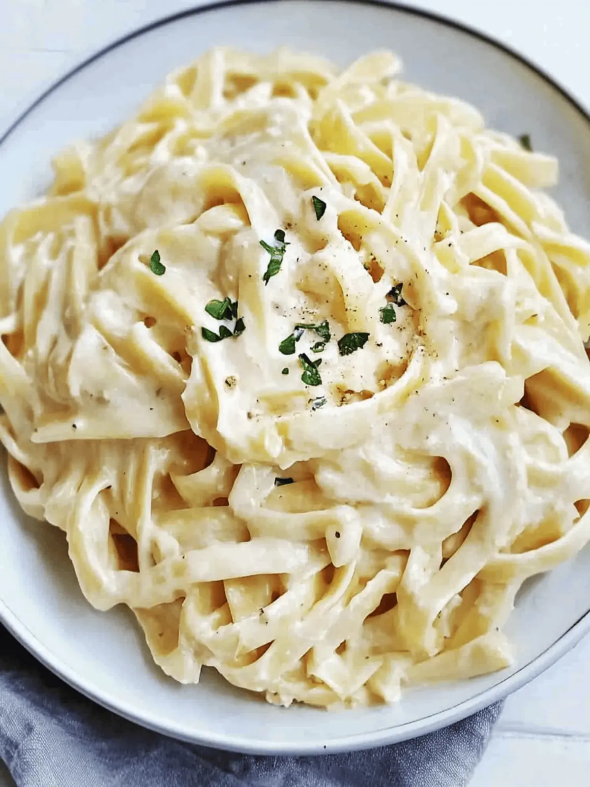 Fettuccine Alfredo