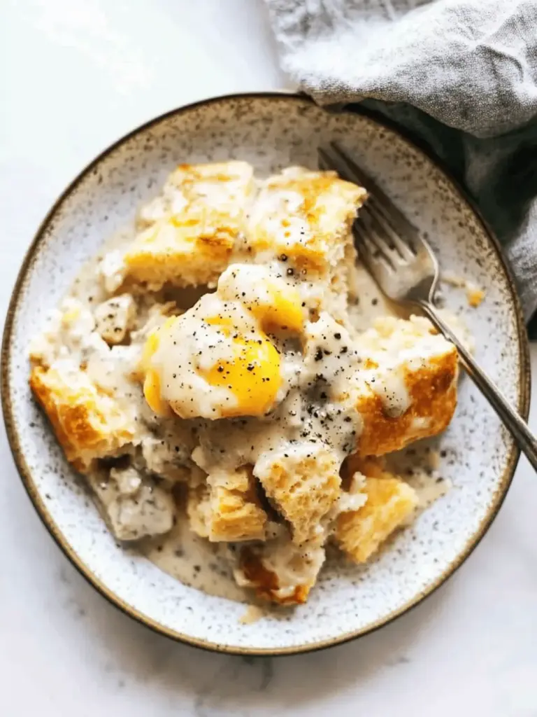 Biscuits and Gravy Egg Bake (fall)