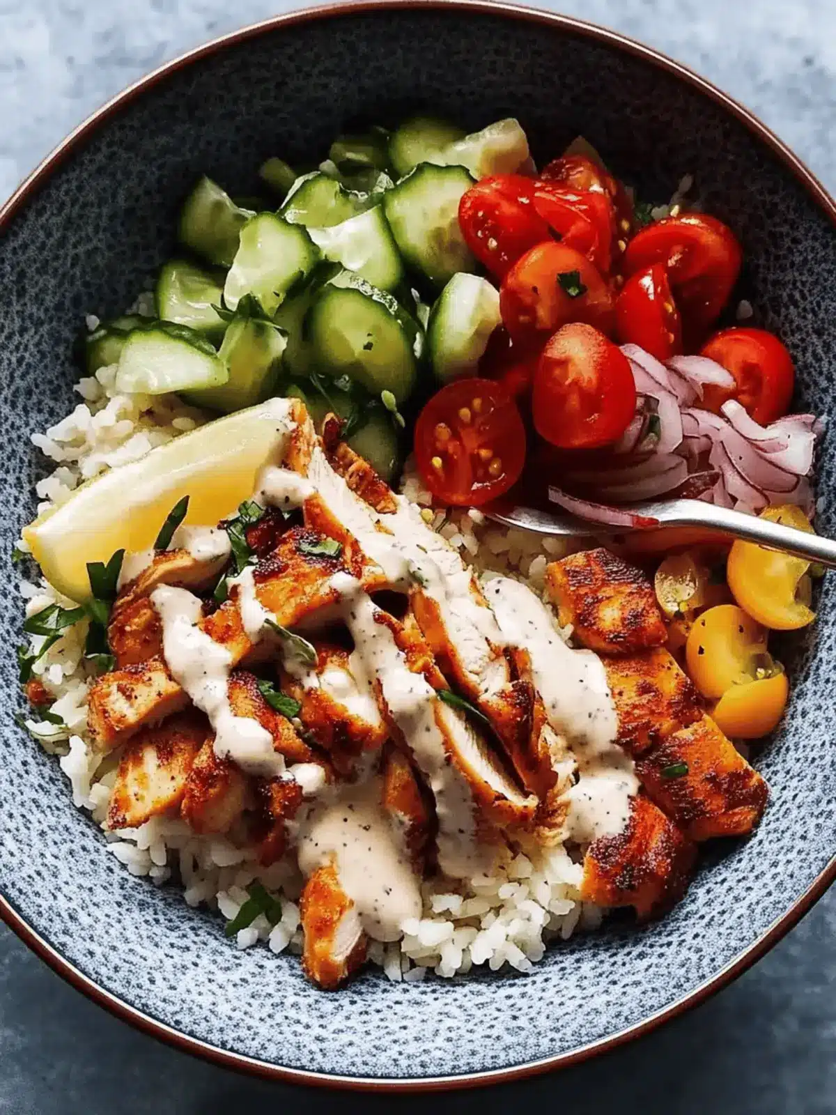 Banza Chicken Bowls with Calabrian Chili Sauce