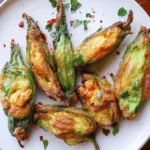 Fried Ricotta-Stuffed Squash Blossoms