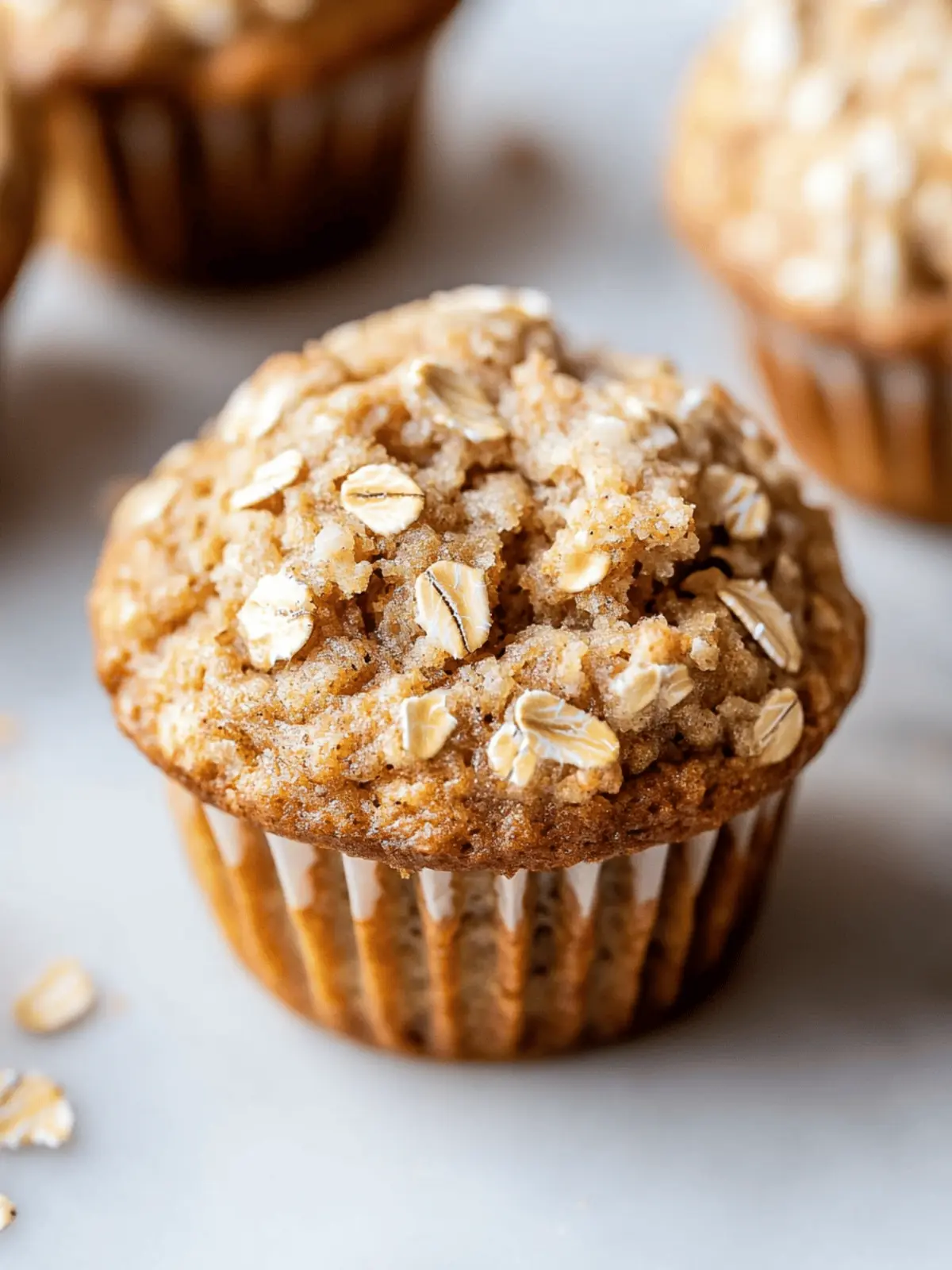 Healthy Oatmeal Muffins