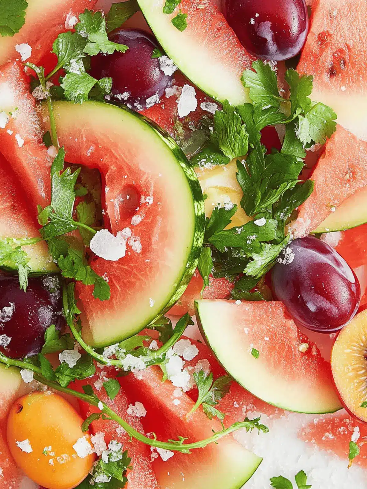 Watermelon, Shiso, Plum, and Salt