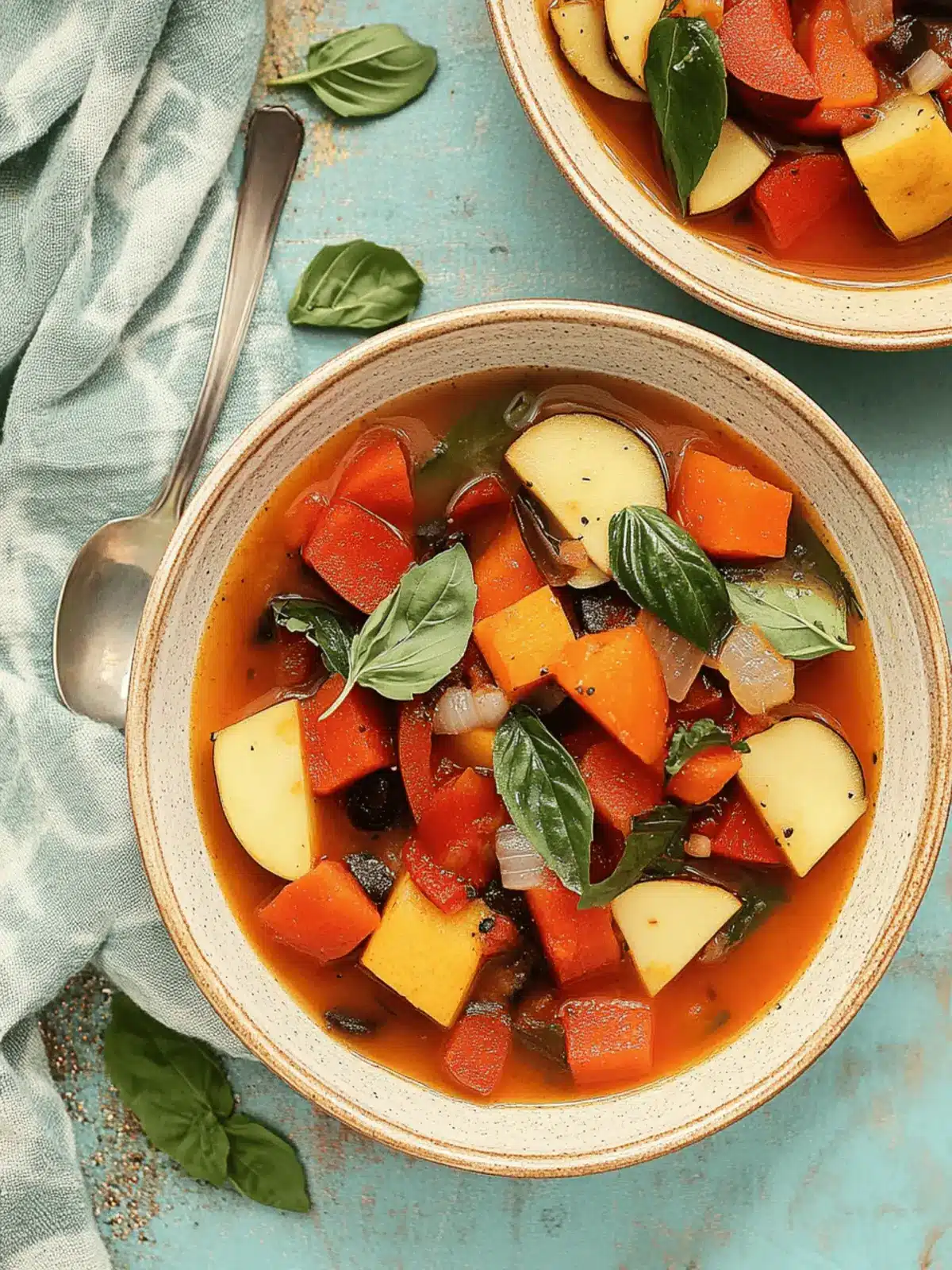 Thick and Chunky Vegetable Soup