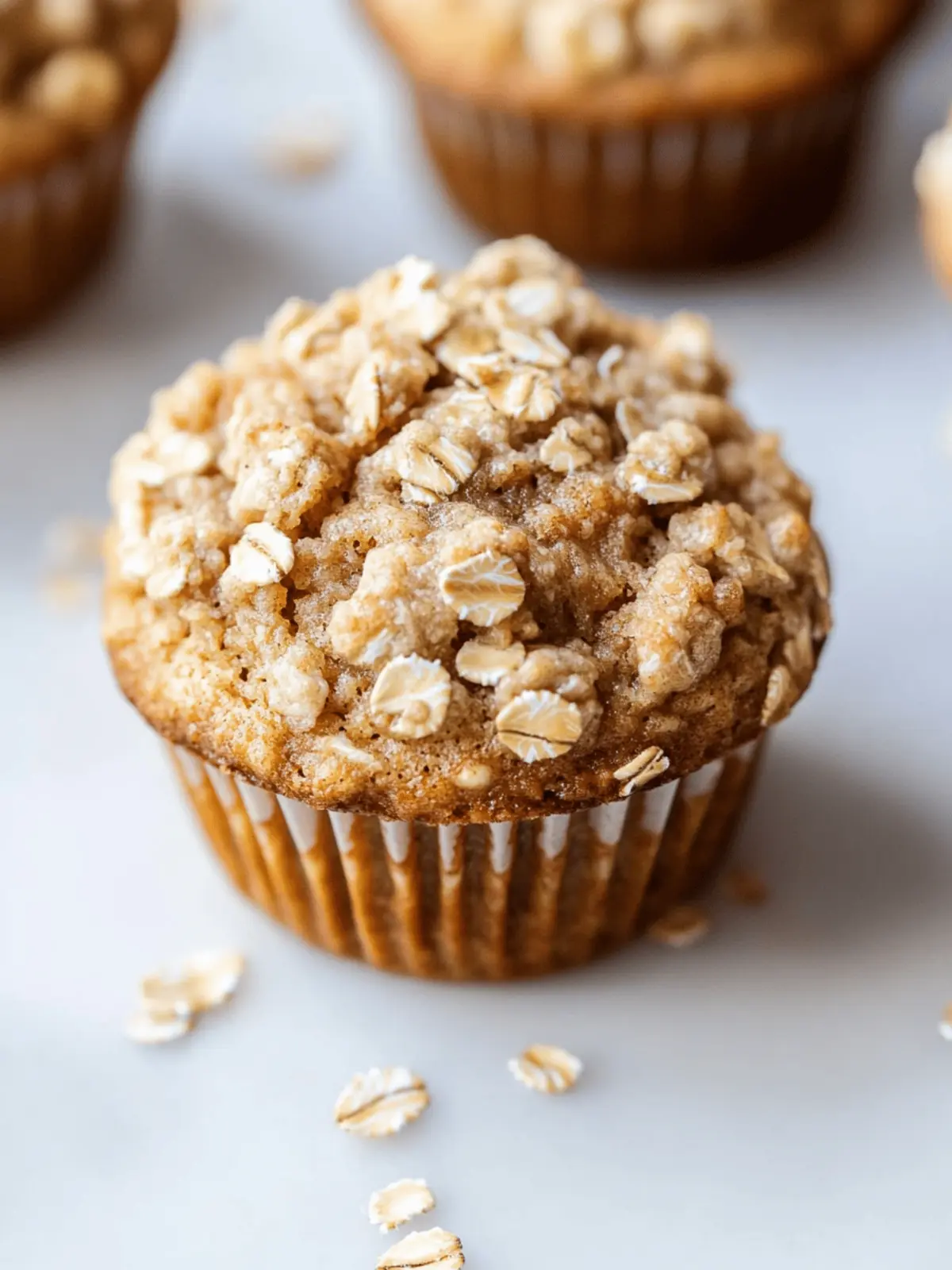 Healthy Oatmeal Muffins