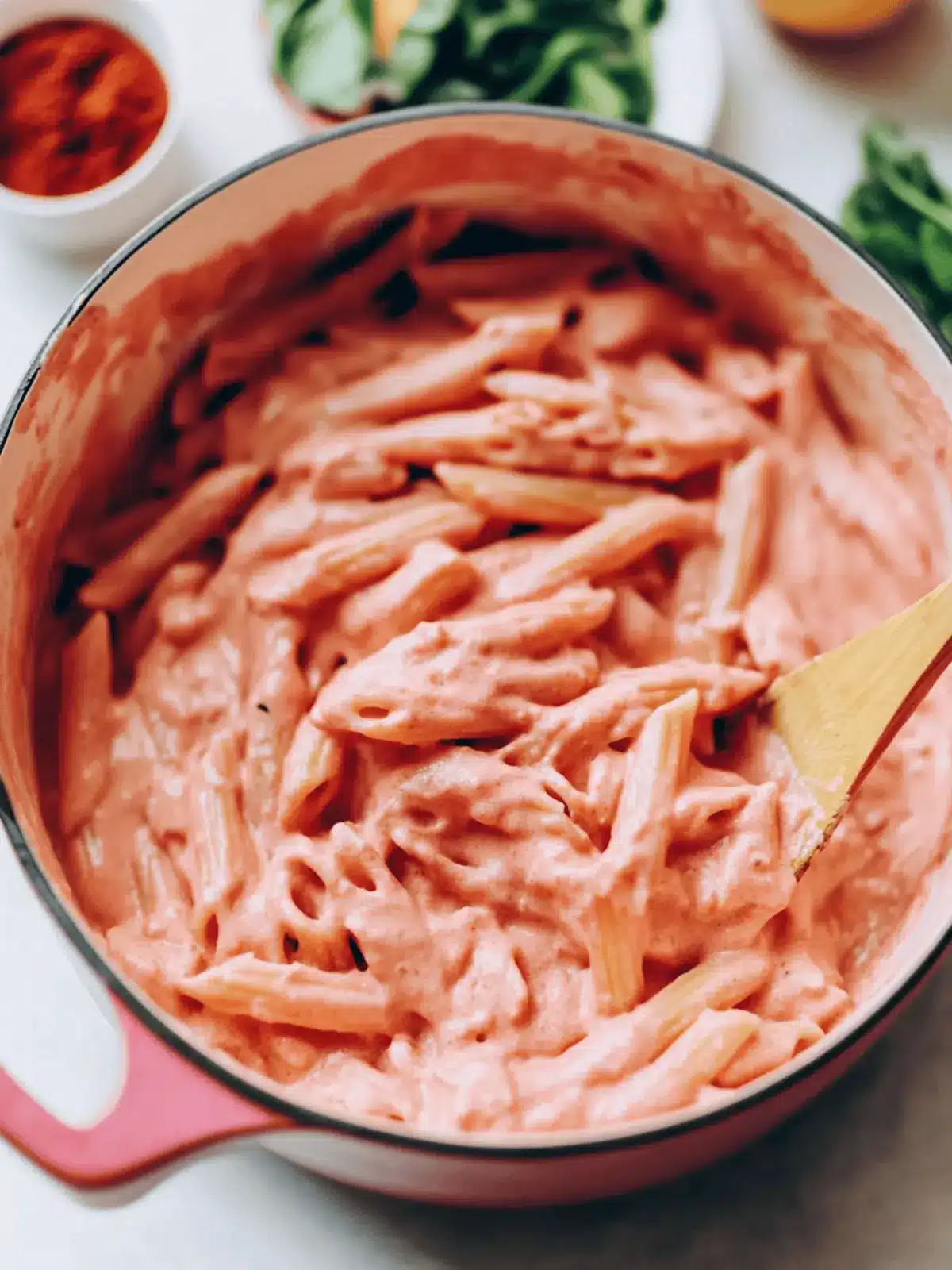 Creamy Vegan Pink Pasta (30 Minutes!)