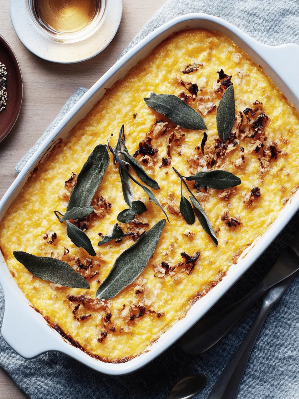 Cheesy Baked Butternut Squash Polenta