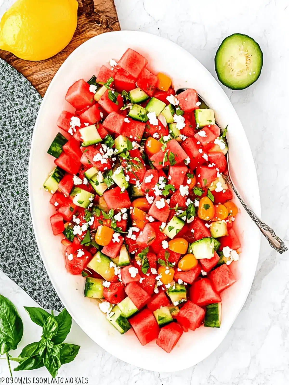 Easy Watermelon Summer Salad