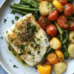 Easy Baked Cod with Spring Vegetables